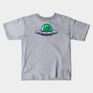 UFO and Alien Kids T-Shirt